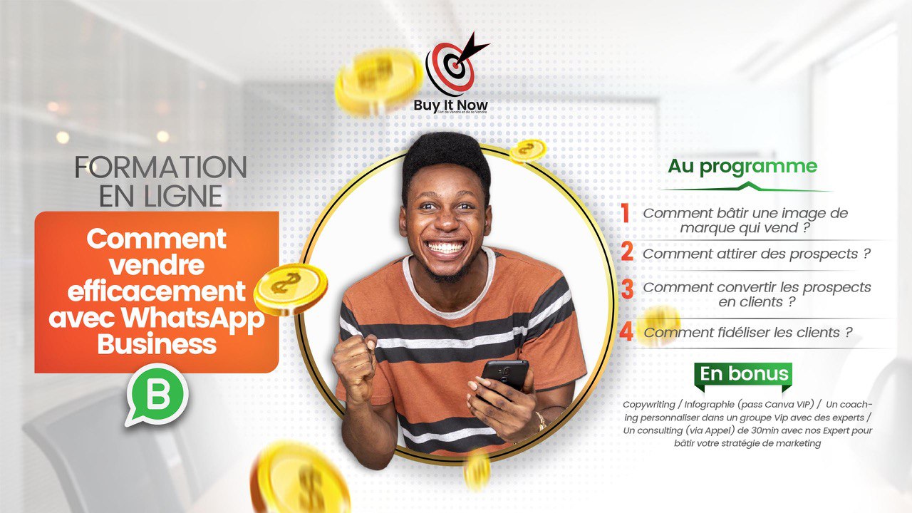 Vendre Efficacement avec Whatsapp Business