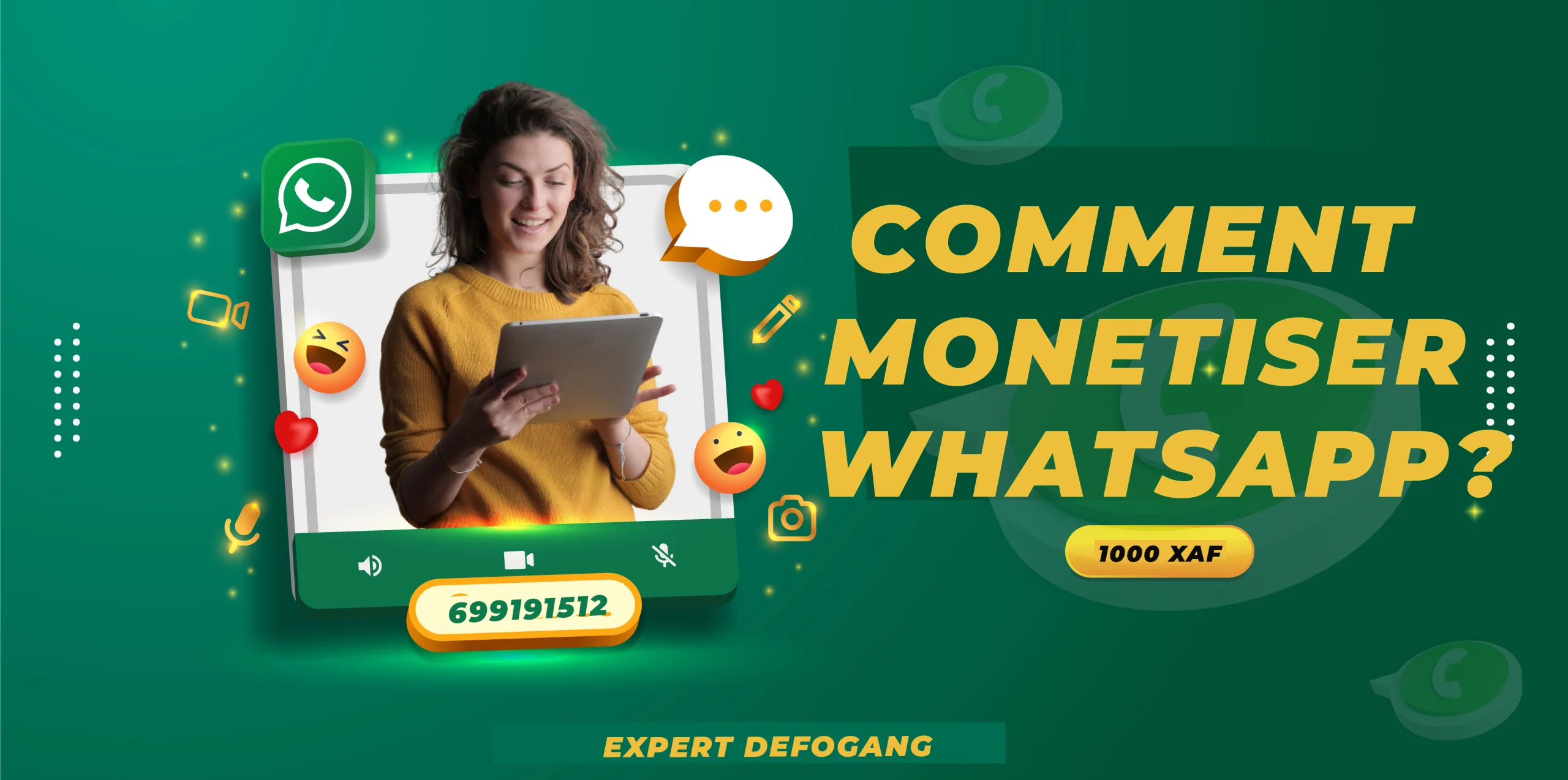 COMMENT MONETISER SON WHATSAPP ?